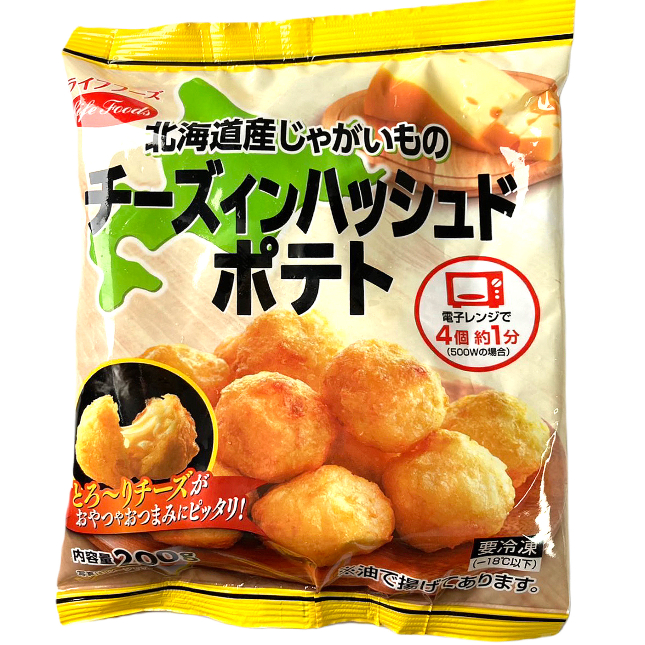 急凍食品:: 北海道炸芝士薯仔波200g - 日本直送高品質食品網上超市WARAYA 和楽屋